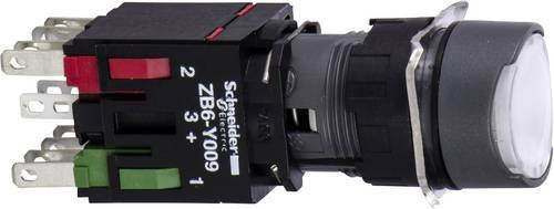 Schneider Electric XB6AW1B5B Leuchtdrucktaster Schwarz IP65 B/T/H: 18 x 18 x 57 mm - Bild 1