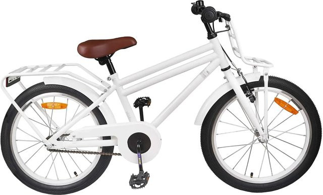 vidaXL Kinderfahrrad 20 Zoll Weiß für 6-11 Jahre - Bild 1