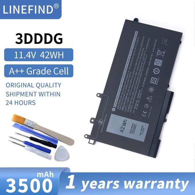 3DDDG Laptop-Akku für Dell Latitude 5280 5288 5480 5580 5490 5590 5491 5591 5495 5488 M3520 M3530 Serie, Schwarz, 11,4 V, 42 Wh - Bild 1