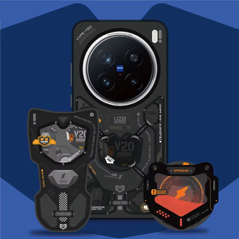 Matte Schutzhülle für Vivo X300 Ultra mit Halterung und Rückabdeckung - Bild 3