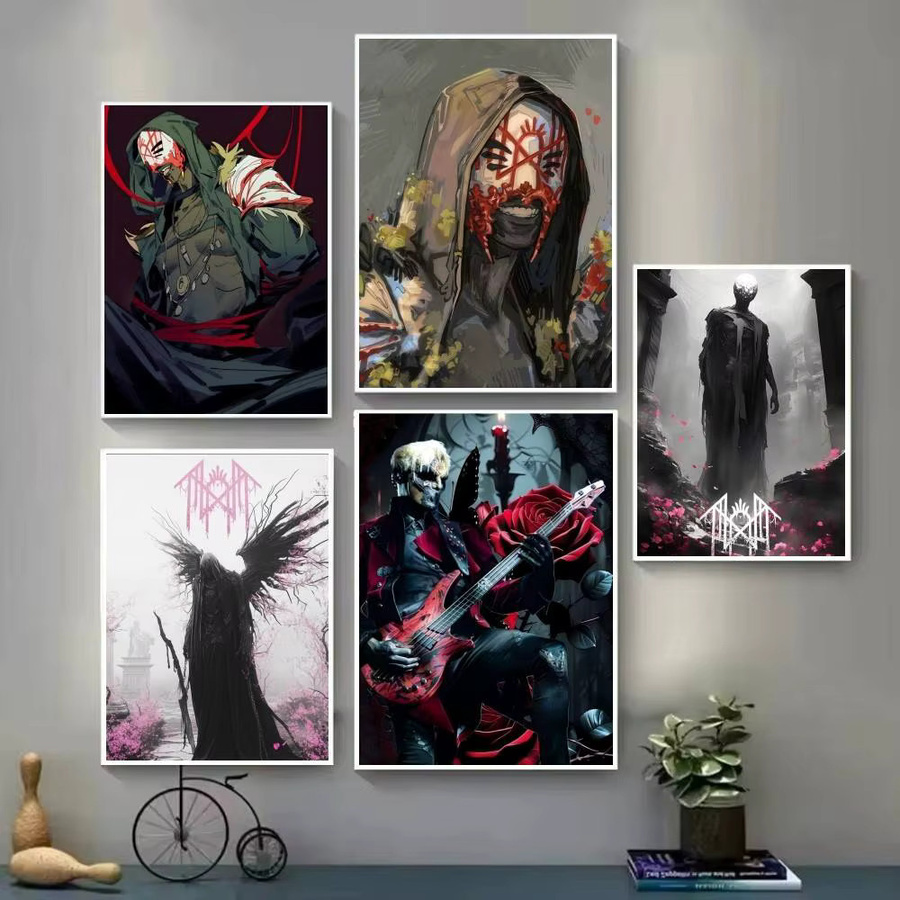 Sleep Band T-Tokens Poster Bilibili Vintage Wandkunst Abstract HD-Druck Multicolour - Bild 3