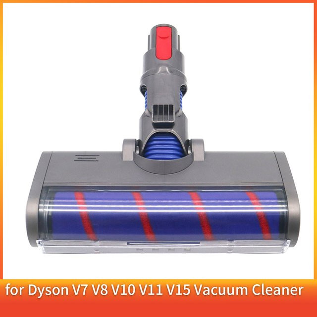 BPfire Bodenbürstenkopf mit weicher Kehrwalze für Dyson V15 V10 V11 V7 V8 Staubsauger, Multicolor - Bild 1
