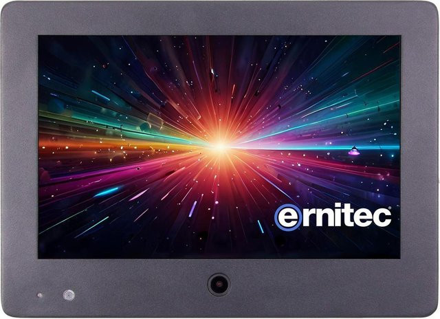 Ernitec 10 PVM Metal IP-Kamera-Monitor in Grau mit 1280x800 Auflösung und 24/7 Betrieb - Bild 1