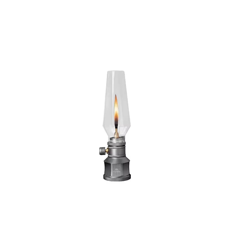 MOUNTAINHIKER Retro Gaslicht-Set aus Metall und Glas für Garten, Picknick und Camping in Transparent - Bild 2