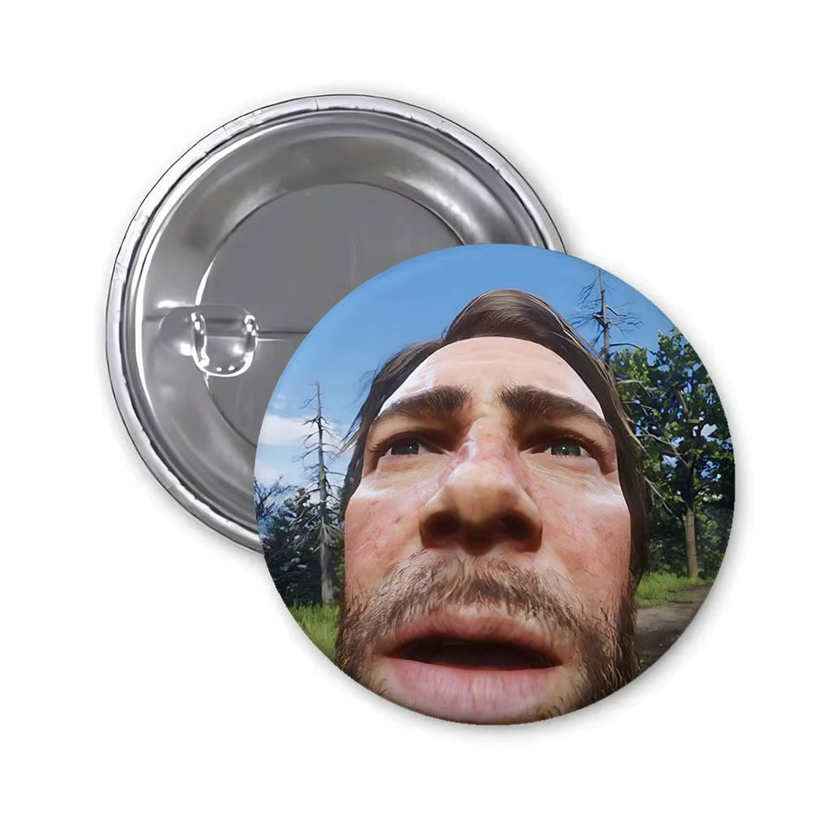Anstecknadel Arthur Morgan Abzeichen, Weichblech, Unisex - Bild 3