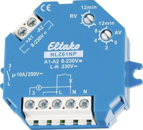 Eltako Nachlaufschalter NLZ61NP-UC für den Unterputz-Einbau, 230 V - Bild 1