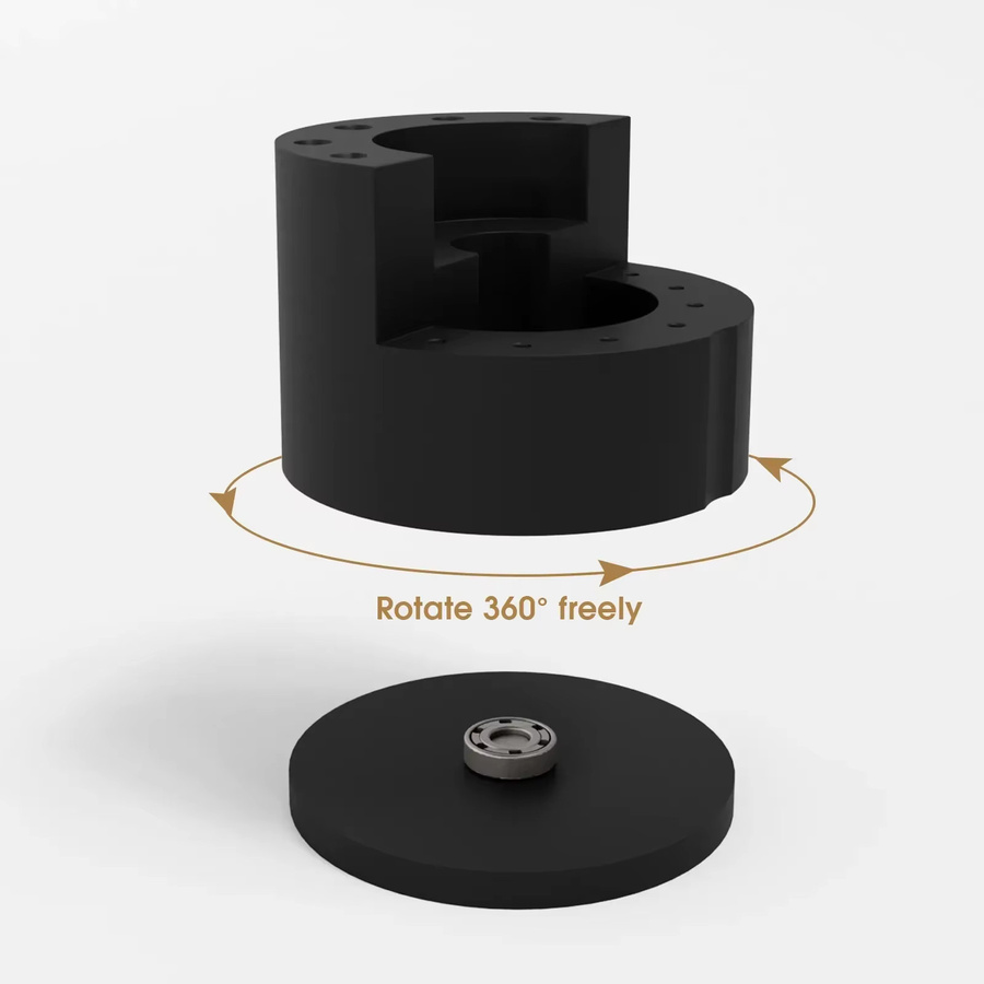 DIYPHONE 360 Grad drehbare Aufbewahrungsbox mit mehreren Löchern als Schraubendreher-Aufbewahrungshalter für Handy, Tablet und Reparaturteile - Bild 4