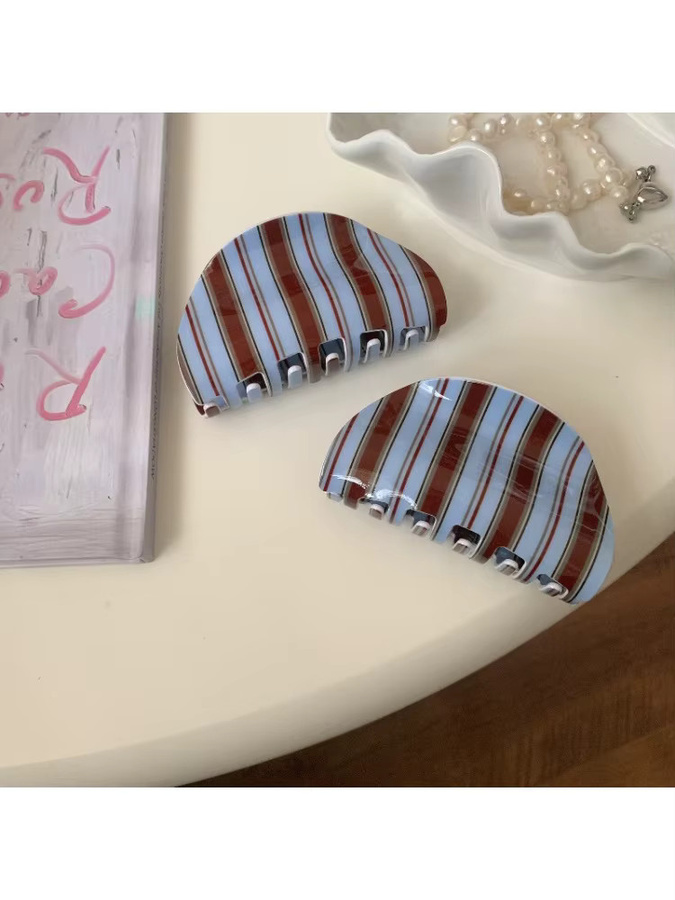 Retro-gestreifter Griffclip, Unisex - Bild 2