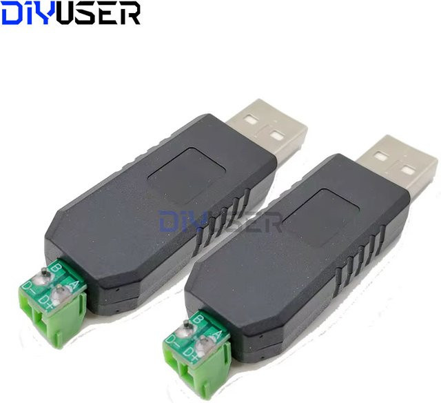 DIYUSER USB zu RS485 Konverter-Adapter in Schwarz für Windows, Linux und Mac OS - Bild 1