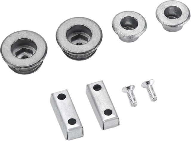 ZLinKJ Verbindungsschrauben für Schuhschrank-Klappmechanismen in Silber - Bild 1