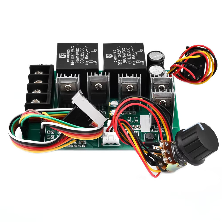 Gaqqee PWM DC-Motorgeschwindigkeitsregler Motorantriebsmodul 10-50V 40A mit Vorwärts- und Rückwärtsbetrieb - Bild 4