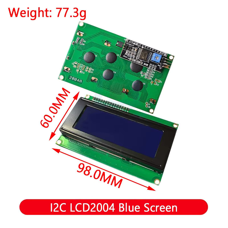 Si Tai&SH LCD-Modul mit blau-grünem Bildschirm und I2C-Schnittstelle für Arduino UNO R3 Mega2560 - Bild 2