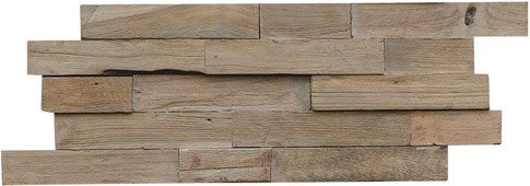 INDO Wandverblender INDO TEAK aus Holz, grau, geölt, Stärke: 2 cm - Bild 1