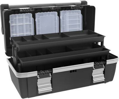 Allit McPlus ProAlu C22 457033 Universal Werkzeugkoffer unbestückt in Schwarz - Bild 1