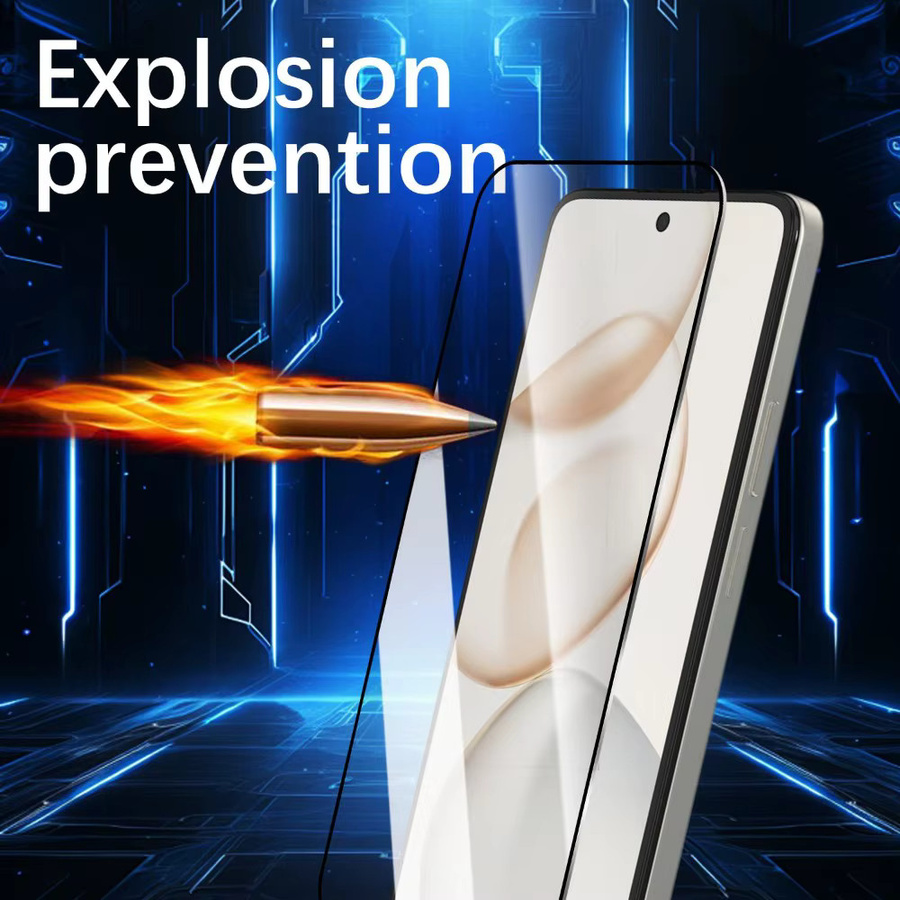 3er-Set Displayschutzfolie für Honor Magic 8 Pro Air 8 Lite X8D aus gehärtetem Glas, transparent, HD-Schutzfolie für eine einfache und staubfreie Installation - Bild 2