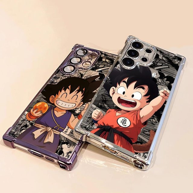 Weiche Handyhülle für Samsung Galaxy S23 S21 Plus S20 FE S22 Ultra S24 S25 Edge mit Dragon Ball Goku Design in Multicolour - Bild 1