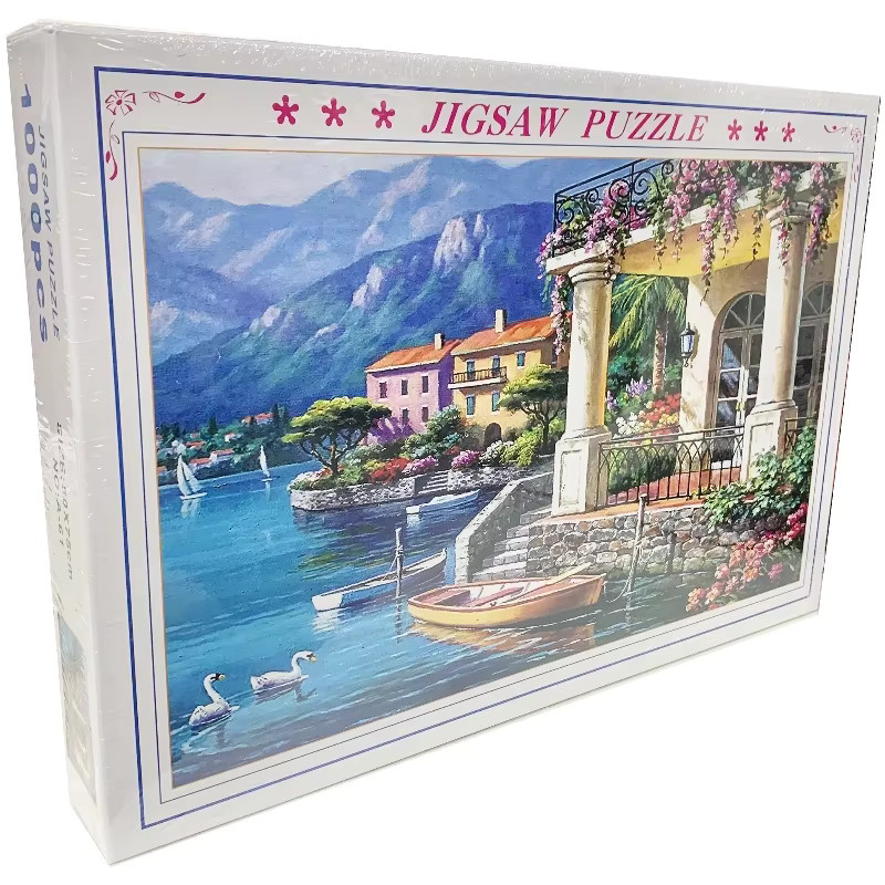 MaxRenard Französisches Haus Landschaft Puzzle, 1000 Teile - Bild 2