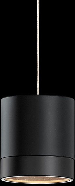 Holtkötter Aura R3 LED-Pendelleuchte Schwarz aus Aluminium und Glas mit dim2warm Technologie (1800K - 2900K) und höhenverstellbarem Design - Bild 1