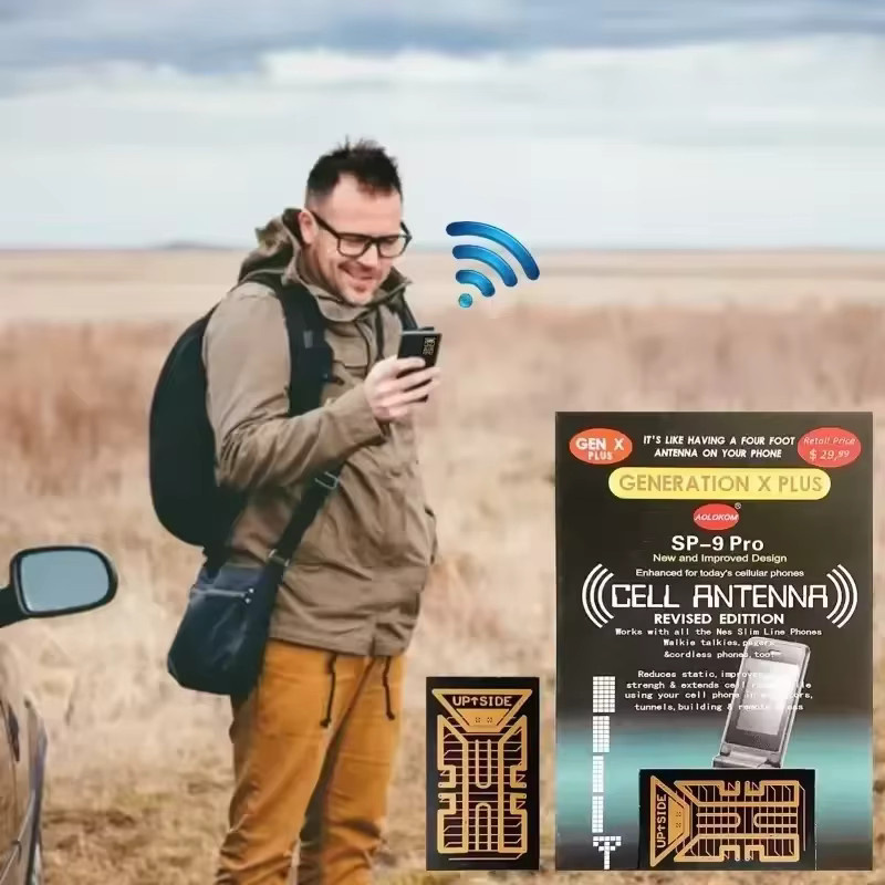 Universeller tragbarer Handy-Signalverstärker Aufkleber als Antennen-Booster für iPhone, Samsung und Mi - Bild 4