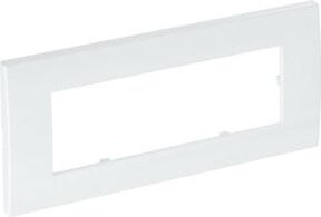 OBO Bettermann Abdeckrahmen 3fach in Weiß B: 185 mm, H: 84 mm, AR45-F3 RW - Bild 1