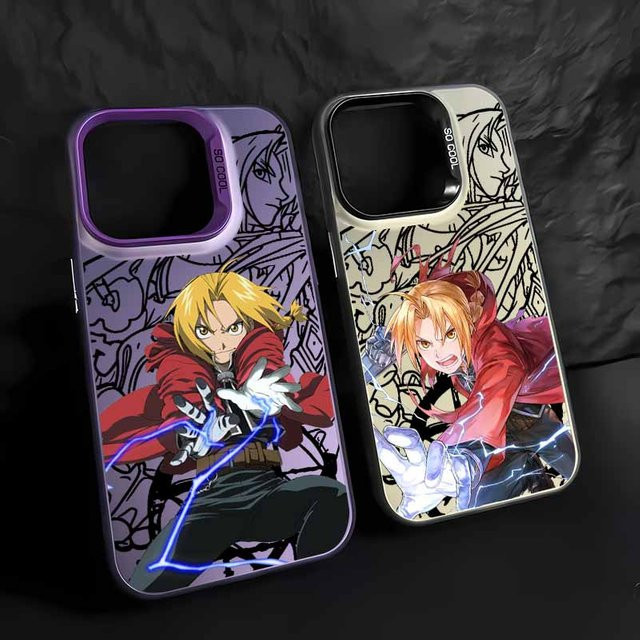 Bunte Silikon-Handyhülle im Fullmetal Alchemist Anime Design für Xiaomi und POCO Modelle - Bild 1