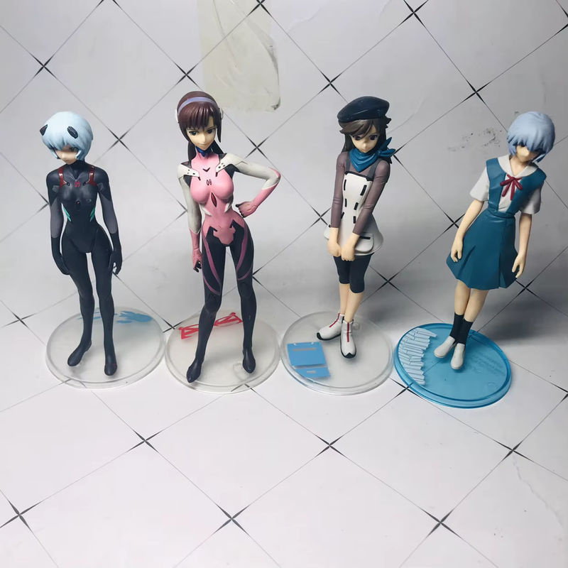 Bandai Anime Figuren Set Ikari Shinji, Ayanami Rei, Asuka Langley Soryu und Nagisa Kaworu aus PVC, mehrfarbig - Bild 4