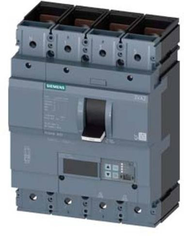 Siemens 3VA2340-7JQ42-0AA0 Leistungsschalter in Grau mit einem Einstellbereich von 160 - 400A und einer maximalen Schaltspannung von 690 V/AC - Bild 1
