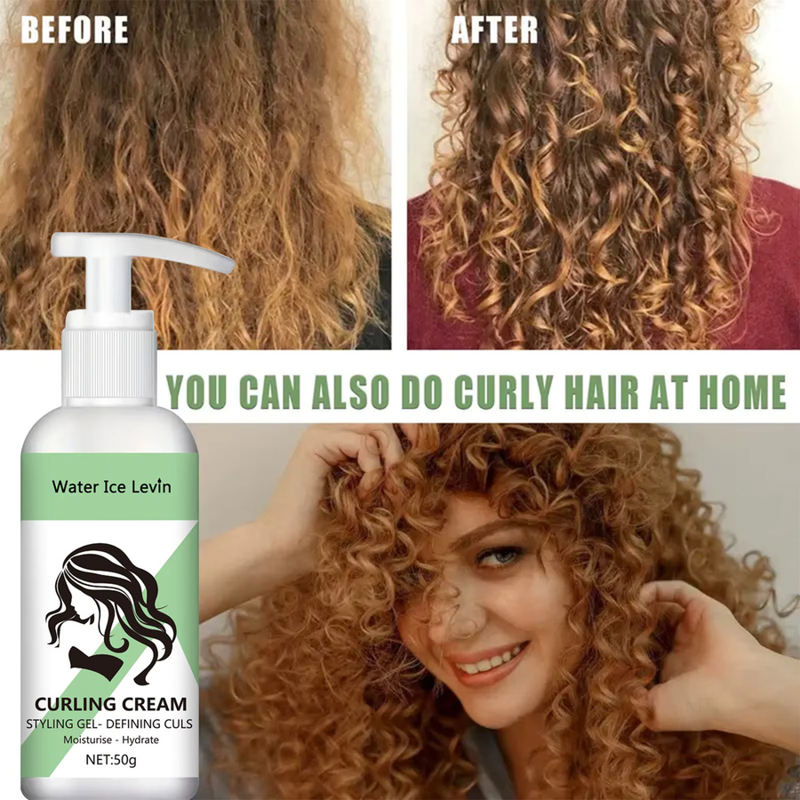 Water Ice Levin Curly Styling Gel, mit Keratin und Biotin, Lockiges Haar - Bild 5