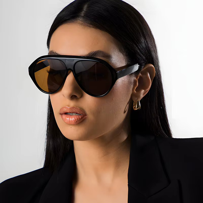 Julyrays Sonnenbrille Aviator, Damen, Vollrand, Kunststoff, Multicolour - Bild 3