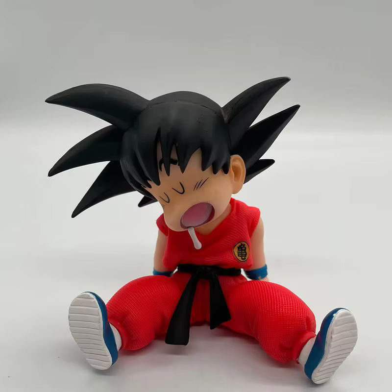 Bandai Dragon Ball Mini Goku Schlaffigkeitsfigur als Anime Desktop-Deko-Statue in Mehrfarbig - Bild 2