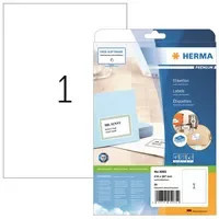 Herma Premium Universaletiketten Weiß, 25 Bogen à 25 Etiketten, DIN A4, B x H: 21,0 x 29,7 cm - Bild 1