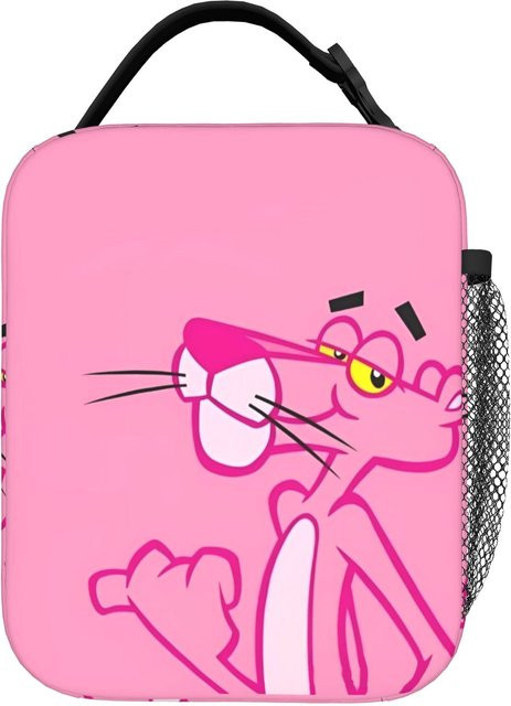 Bandai Pink Panther Isolierte Lunchtasche in Pink - Bild 1