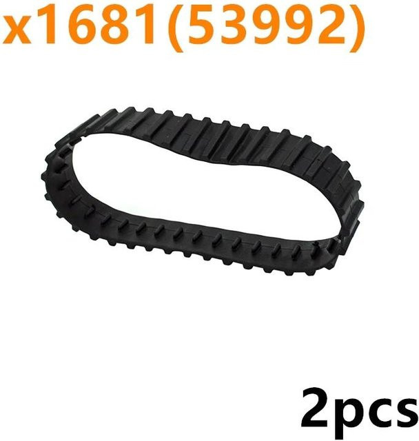 LEGO Zubehör, Tech-Teile Kettenrad Kette Glied Zahnrad Kettenband Bausteine Passstück, Schwarz - Bild 1