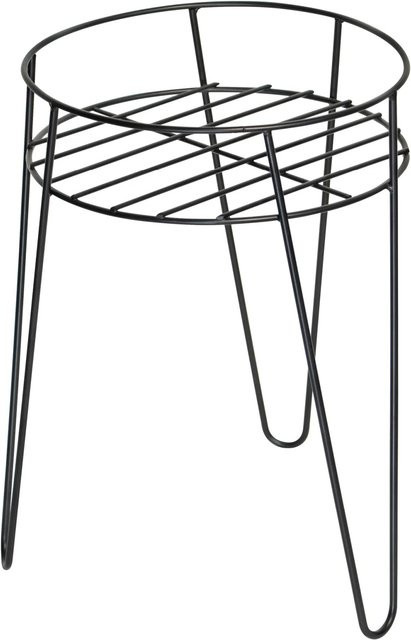 Wagner Pflanzenständer GH 0640 Hairpin Style aus Stahl in Schwarz, Durchmesser: 28 cm, Höhe: 40 cm - Bild 1