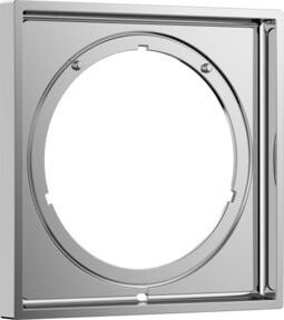 Hansgrohe Verlängerungsrosette in Chrom, B/B: 17 x 17 cm - Bild 1