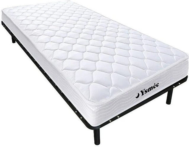 Vente-unique Matratze und Lattenrost Wolkenlos in Schwarz mit den Maßen B: 190 cm, T: 188 cm, H: 3,8 cm - Bild 1