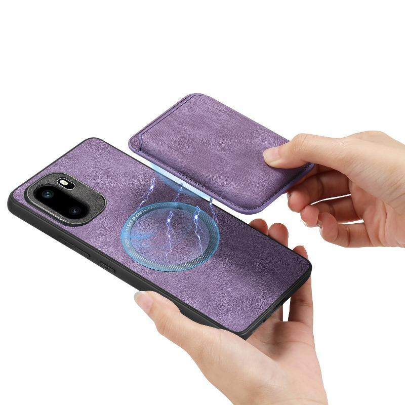 Magnetische 2 in 1 Lederhülle für OnePlus ACE 6T mit abnehmbarer Geldbörse und Kartensteckplatz - Bild 1