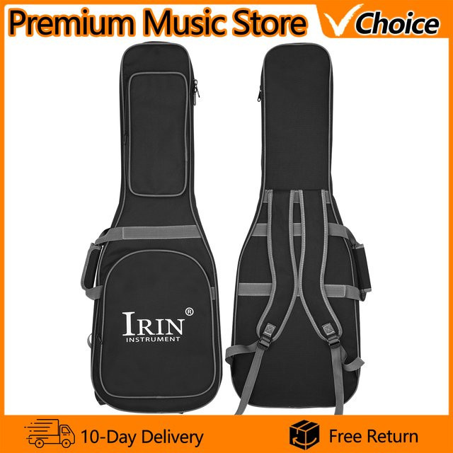 IRIN E-Gitarre Gig Bag aus wasserdichtem Oxford-Stoff in Schwarz - Bild 1