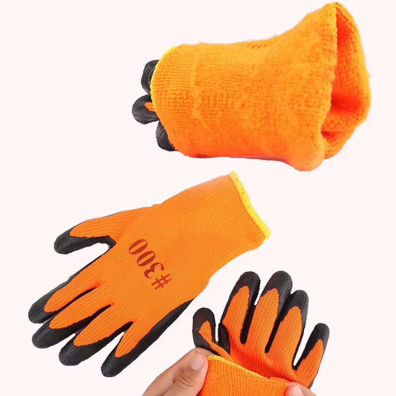 10 Paar ELESESAFE Latex-Arbeitshandschuhe mit rutschfester Beschichtung für Garten, Bau und Reparaturarbeiten - Bild 4