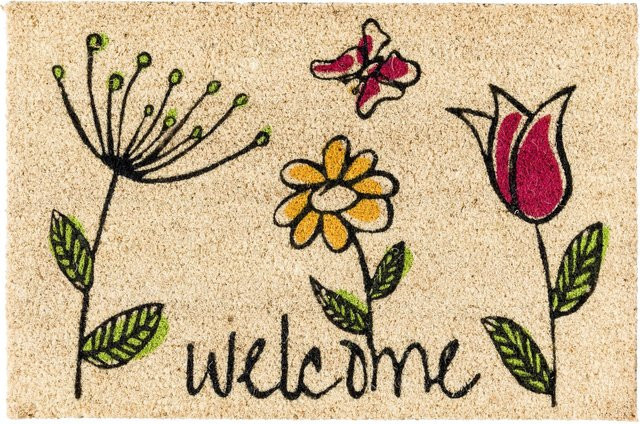 Astra Fußmatte Coco Style Blumen Multicolour B/T: 60 x 40 cm - Bild 1