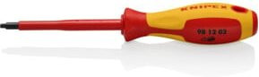 Knipex VDE Schraubendreher für Robertsonschrauben R2 isoliert in Rot, Länge: 210 mm - Bild 2