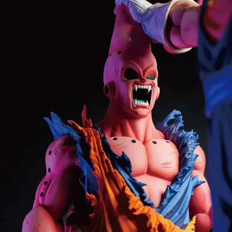 Bandai Dragon Ball Z Sammlerfigur Majin Buu vs. Vegetto PVC Statue, mehrfarbig, Höhe: 33 cm - Bild 3