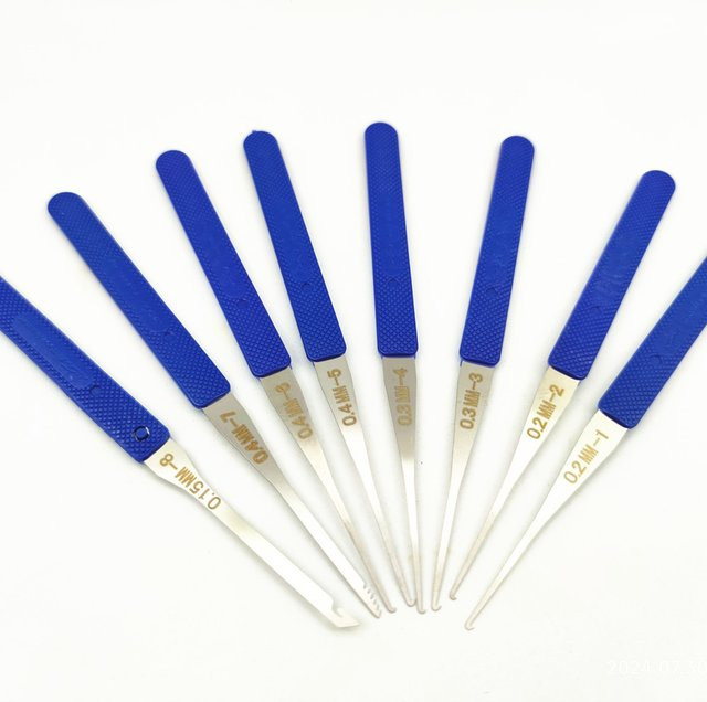 Wilongda Schlüssel-Extraktor-Set 12-teilig in Blau und Schwarz - Bild 1