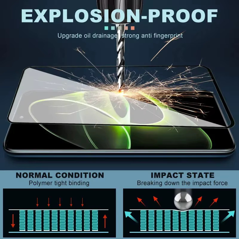 2 Stück Honor 9D Displayschutz aus gehärtetem Glas, transparente Schutzfolie für Honor X6 X7 X8 4G 5G sowie X6a X7a X7b X8a X8b - Bild 3