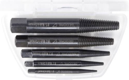 Gedore Schraubenausdreher-Set 5-teilig M3 - M18 aus Edelstahl - Bild 1