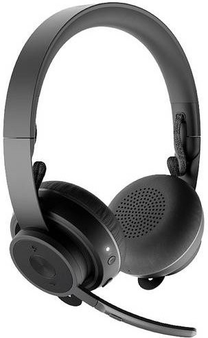 Logitech Zone Wireless On-Ear Headset mit Bluetooth Stereo und Mikrofon-Rauschunterdrückung in Schwarz - Bild 1