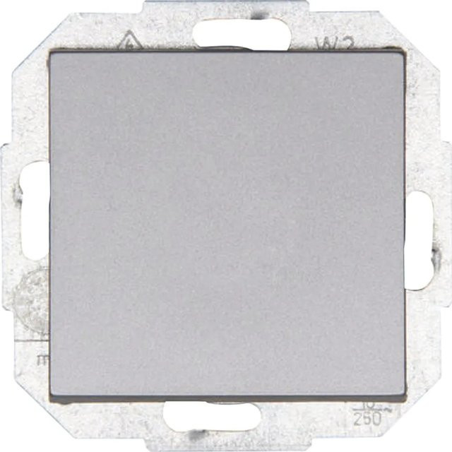 Kopp Kreuzschalter Athenis in Silber aus Stahl und Thermoplast - Bild 1
