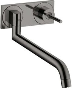 Hansgrohe Axor Uno Spültisch-Wandeinhebelmischer für die Küche in Schwarz - Bild 1