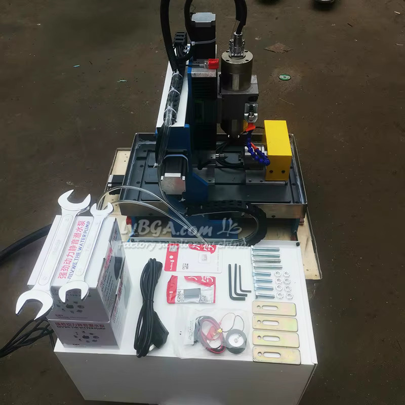 LYBGACNC 3040 CNC-Fräsmaschine Offline-Version mit Vierkantschiene, 1,5 kW oder 2,2 kW, 3/4 Achsen, aufrüstbar auf Doppelspindeln - Bild 4