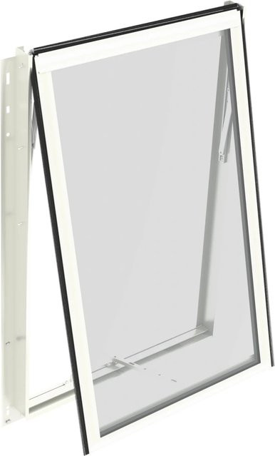 Vitavia Seitenfenster H für Gewächshäuser aus ESG Glas in Weiß, B: 55,4 cm x H: 87,6 cm - Bild 1